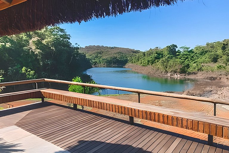 Casa Rosa - Experiência Exclusiva à Beira do Lago das Brisas