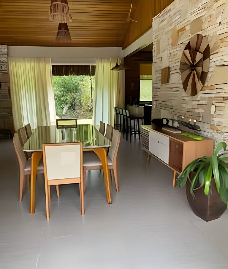 Casa Rosa - Experiência Exclusiva à Beira do Lago das Brisas